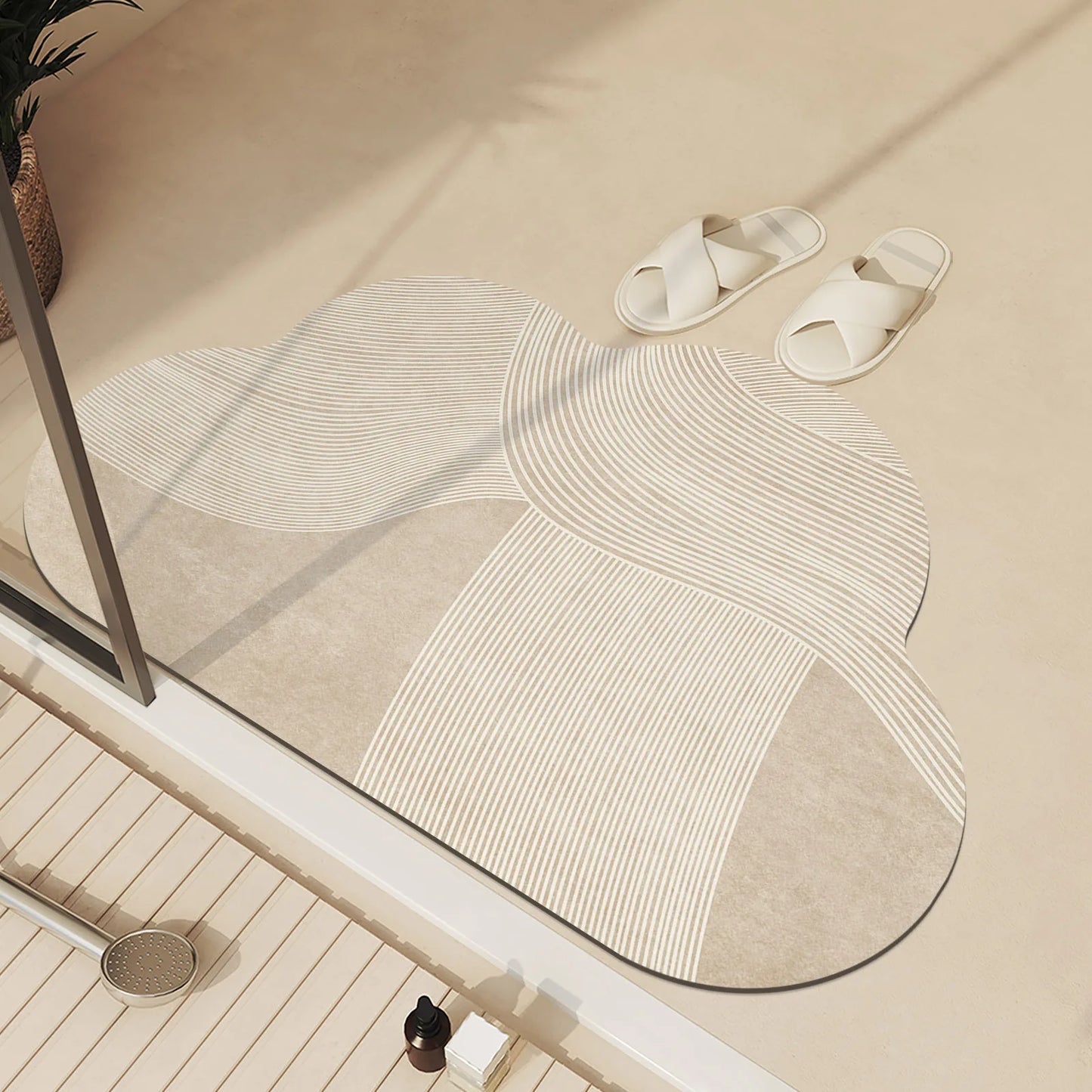 Tapis de bain diatomite