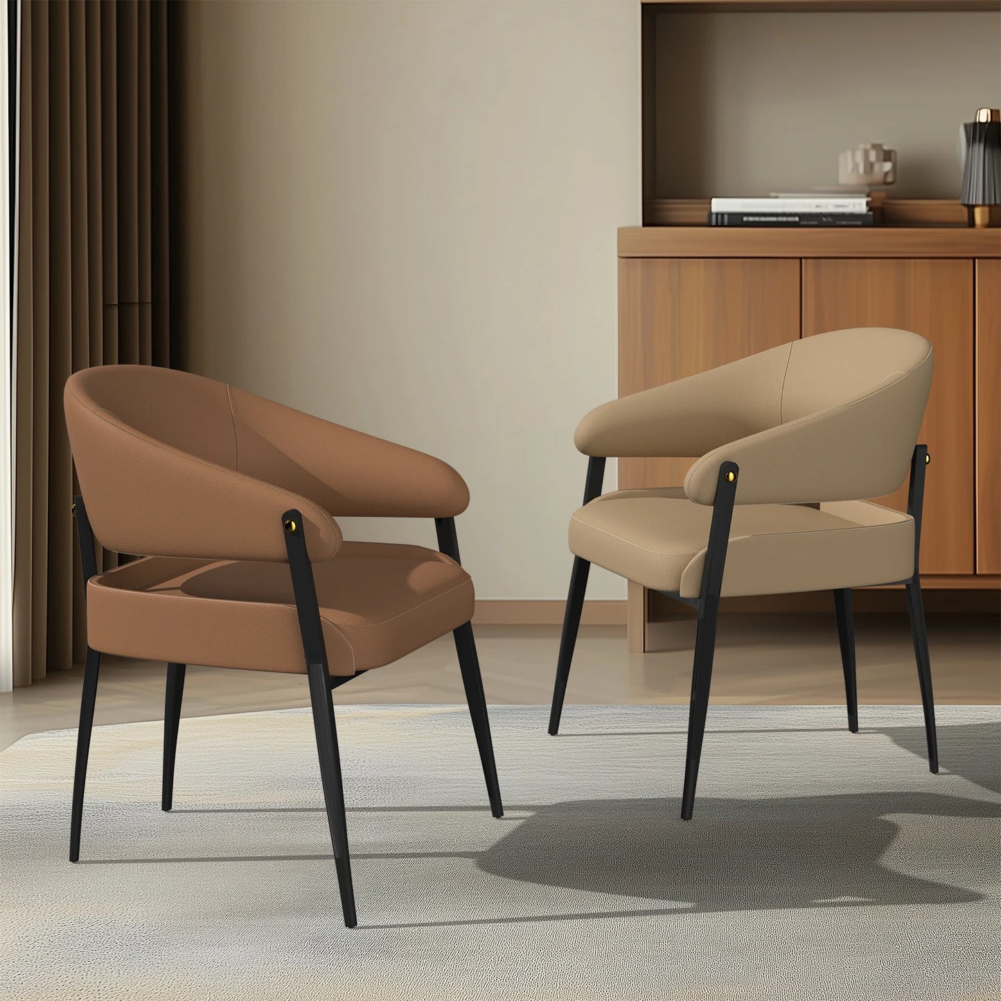 Lot de 2 chaises de salle à manger