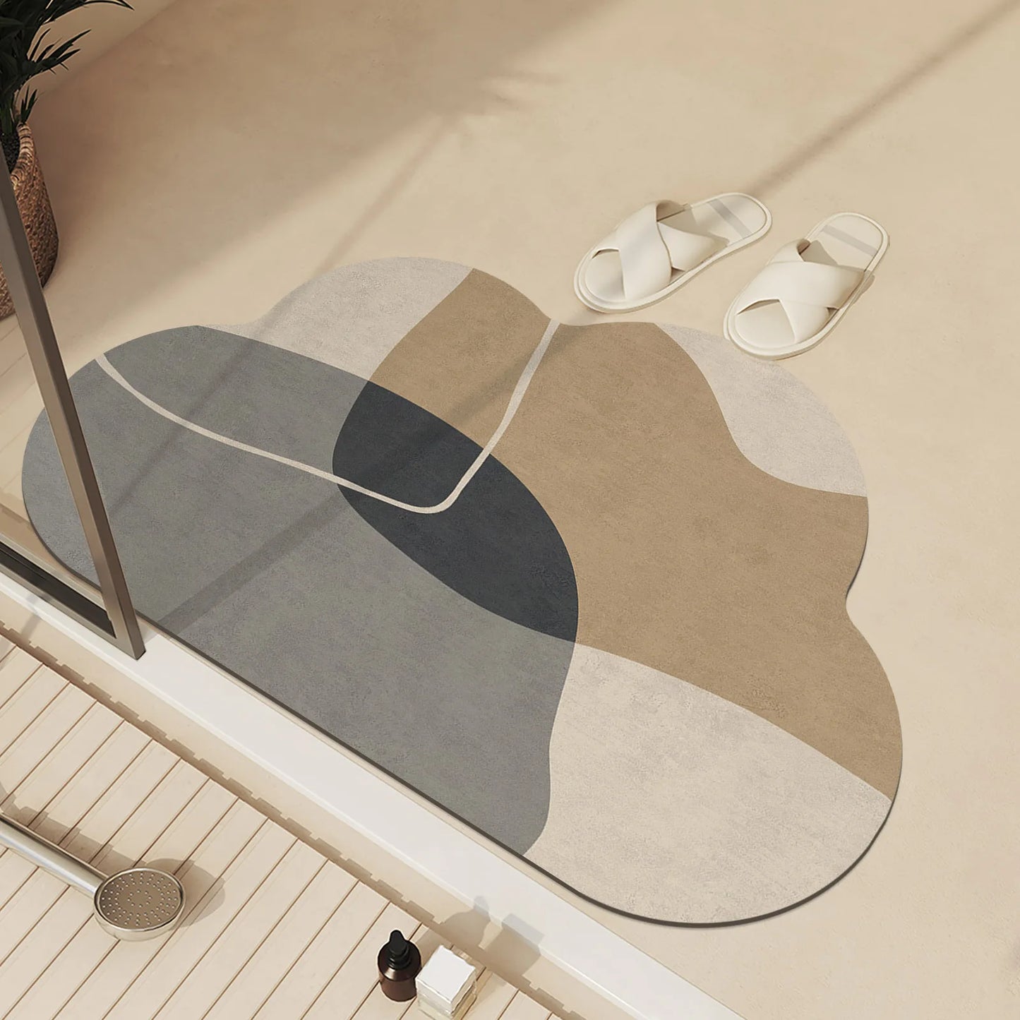Tapis de bain diatomite