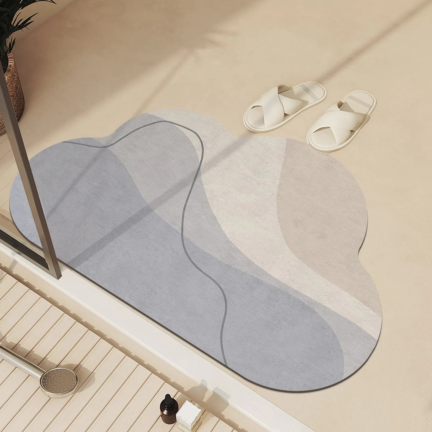 Tapis de bain diatomite