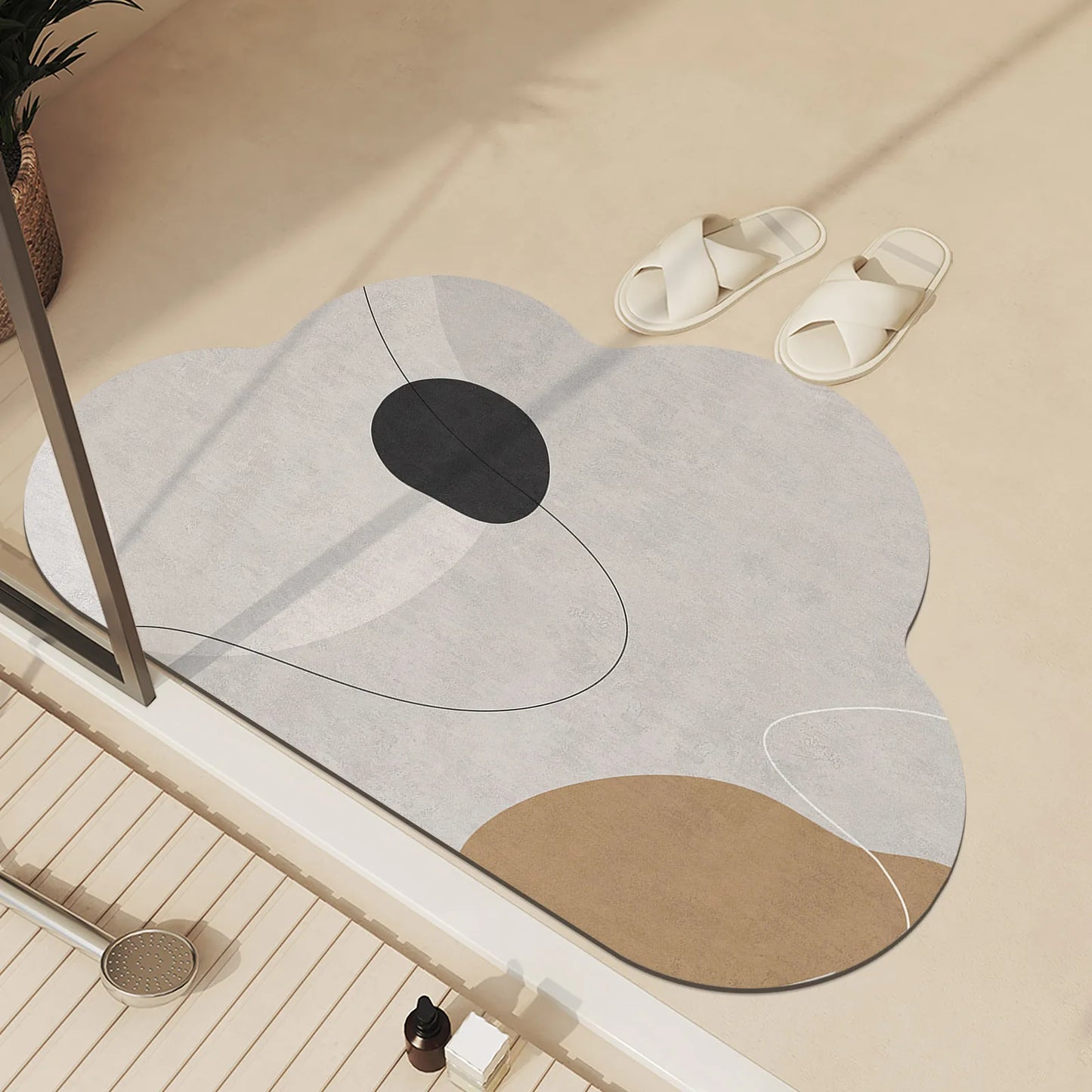 Tapis de bain diatomite