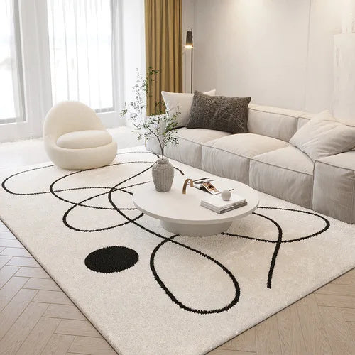 Tapis de luxe léger de Style nordique