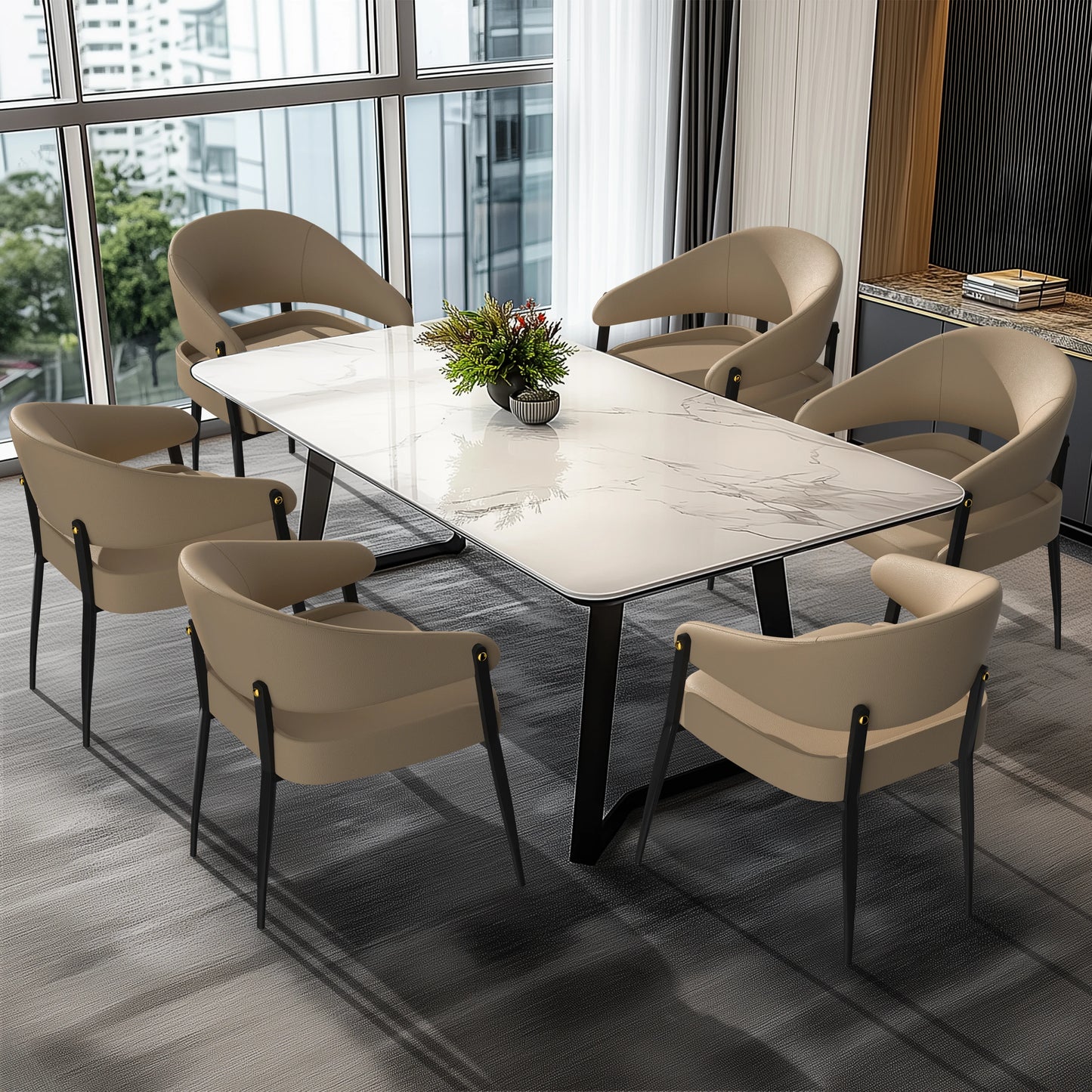 Lot de 2 chaises de salle à manger
