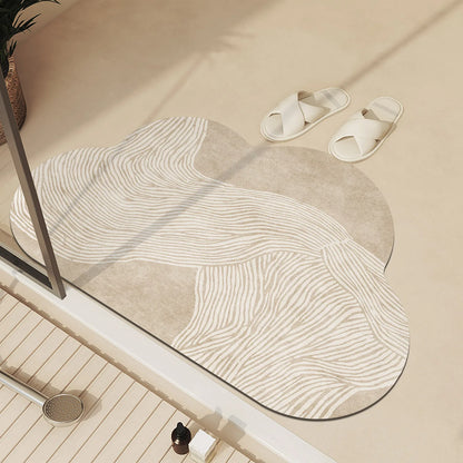 Tapis de bain diatomite